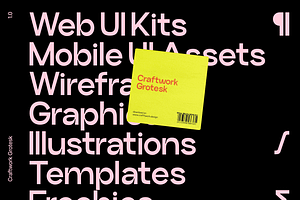 Craftwork Grotesk Font