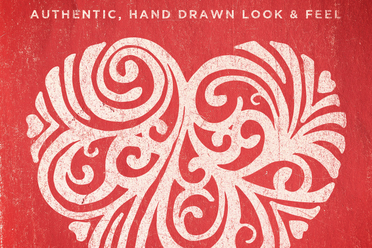 Decorative Heart Vectors Volume 1 preview 3