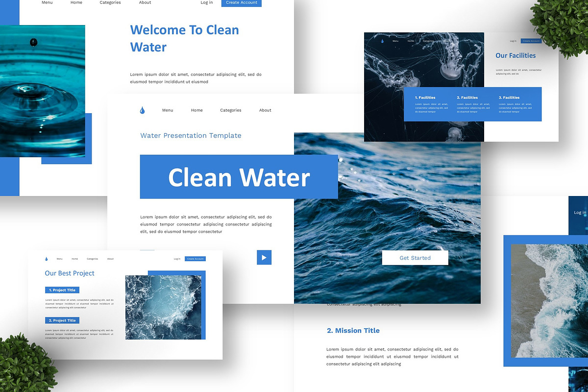 Clean Water - Water Powerpoint preview 3