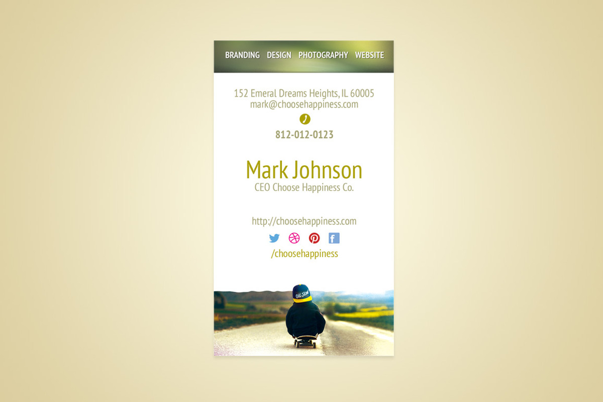 Creative Business Card, a Business Card Template by emagweb (Photo 1 of 2)