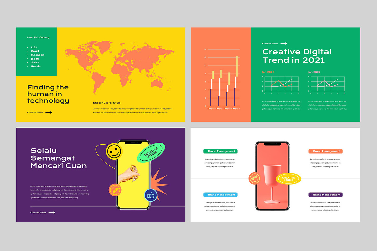 STICKER - Powerpoint Template, a Presentation Template by rgbryand