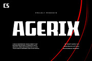 CS Agerix – Display Sans Serif, a Sans Serif Font by Craft Supply Co. (Thumbnail 1 of 8)