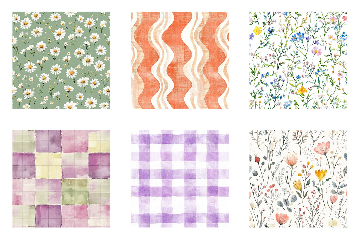 Spring Digital Paper, an Illustration by Designworld (Photo 3 of 4)
