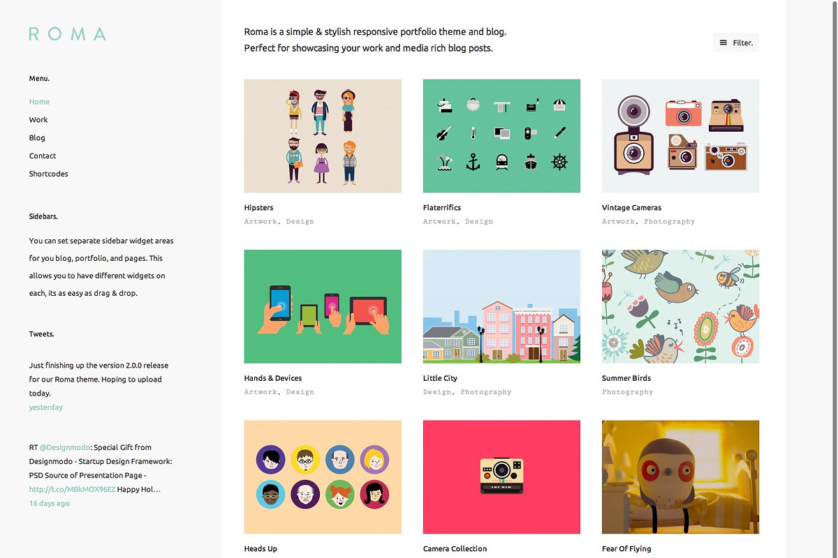 Roma - WordPress Theme, a WordPress Template by ThemeJug
