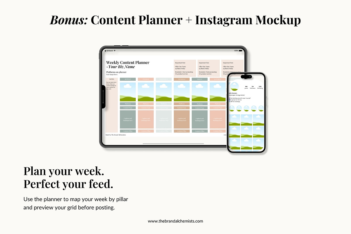 Golden Hour Instagram Templates, a Social Media Template by The Brand Alchemists (Photo 12 of 13)