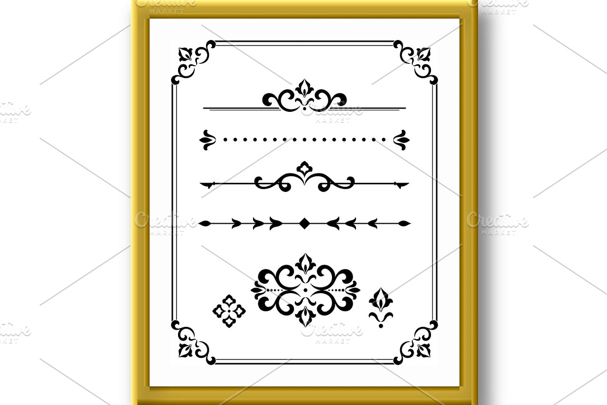 Vintage Set. Floral elements for, an Object Graphic by RODINA (Photo 2 of 3)