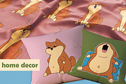 shiba inu, an Animal Illustration by kaplaniha (Thumbnail 4 of 4)