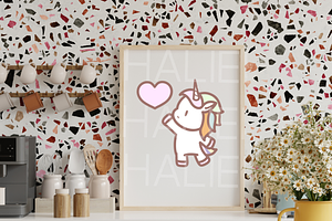 Cute Unicorns Vol. 2 Procreate Stamp