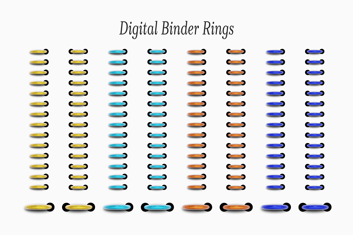 Realistic Digital Binder Rings, an Object Graphic by 3PointsCreative (Photo 3 of 6)