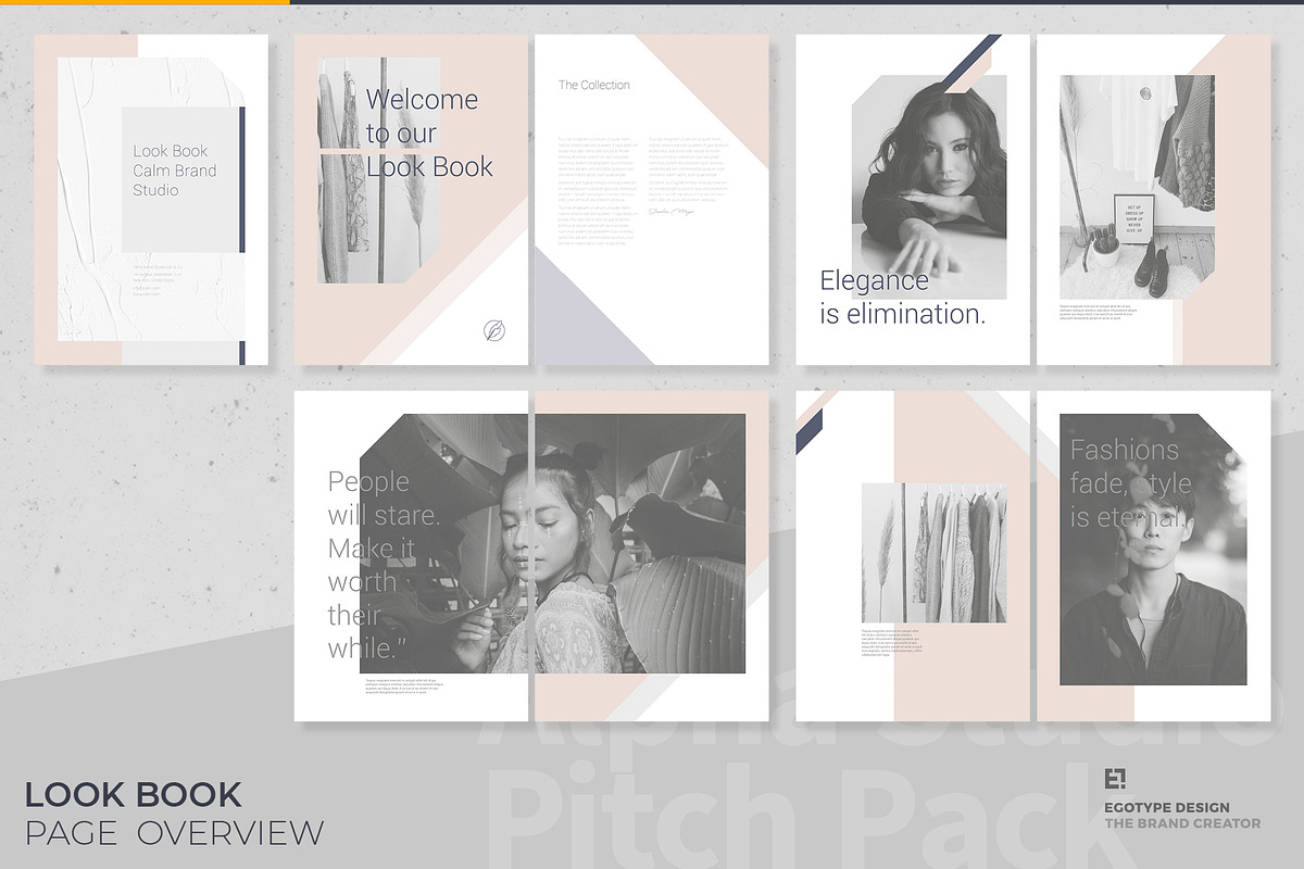 Calm Lookbook, a Brochure Template by Egotype (Photo 7 of 20)