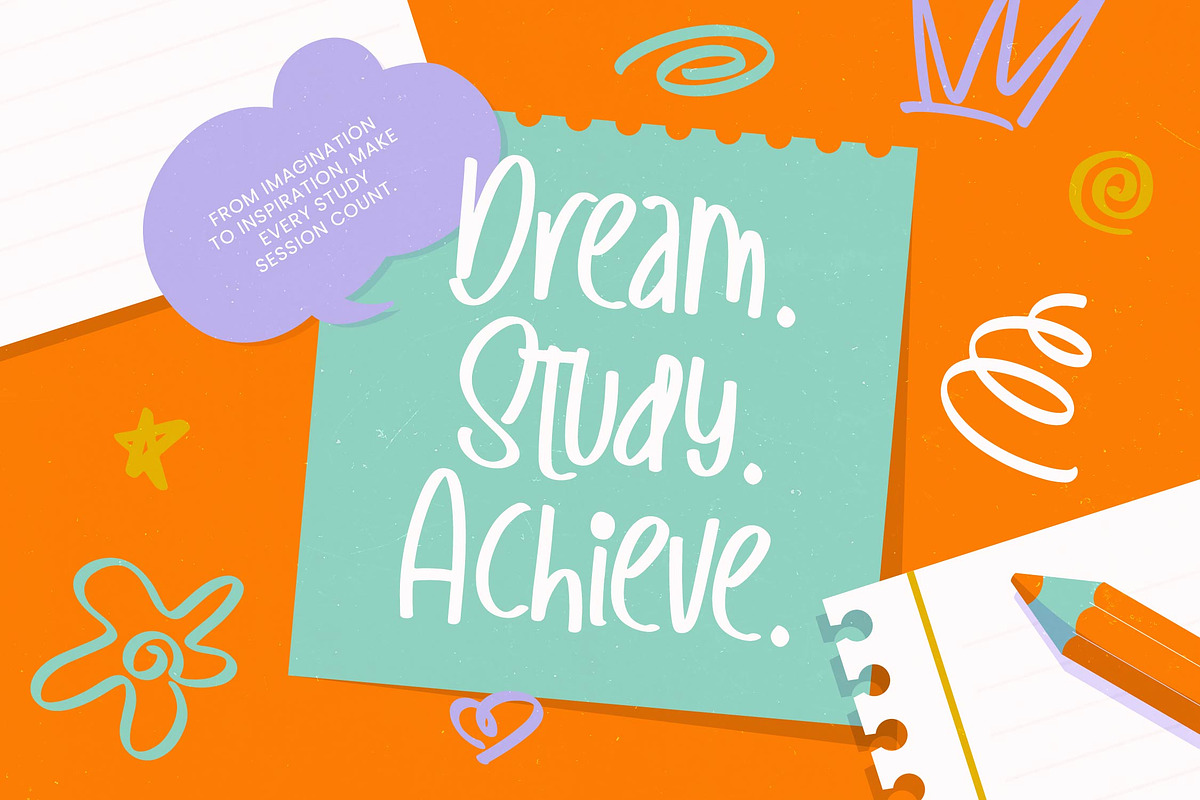 Childwop Finnaly Handwritten Kids, a Script Font by stylishtype.co (Photo 4 of 15)