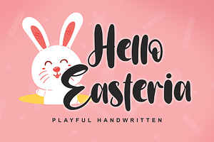 Hello Easteria, a Script Font by Letterara