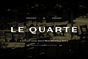 Le Quarte - Modern Luxury Sans Serif, a Sans Serif Font by Typia Nesia (Thumbnail 1 of 12)