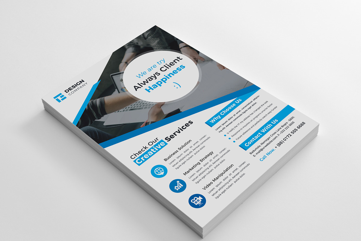 Multipurpose Modern Flyers, a Flyer Template by Thecodude (Photo 1 of 4)