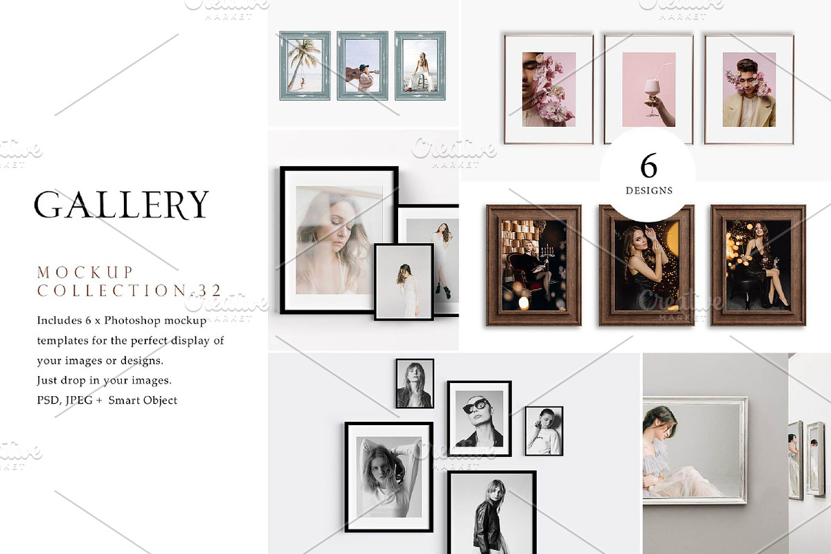 Frame Mockup Pack, a Product Mockup by fashionaddict (Photo 1 of 7)