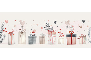 Gifts Design Background, an Object Illustration by BazziBa♥