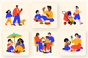 Family Illustration Art Set, a Person Illustration by Brickclay (Thumbnail 5 of 9)
