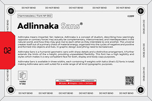 50% Off Adlinnaka Sans - Font Family