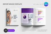 Report Design Template, a Marketing Template by CubicSpace (Thumbnail 1 of 5)