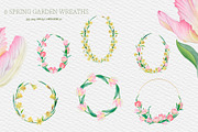 Spring Garden Watercolor Elements, an Object Illustration by SunnJaneArt (Thumbnail 9 of 10)