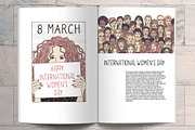 International Women's Day Banners, an Illustration by Franzi draws (Thumbnail 2 of 4)