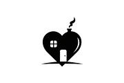 50 Home Love Heart House Icon Set Bu, an Illustration by Gaye Art (Thumbnail 2 of 51)