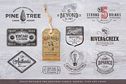 SALE! Vintage Badge and Logo Toolkit, a Branding & Logo Template by Anja Kaiser (Thumbnail 6 of 6)