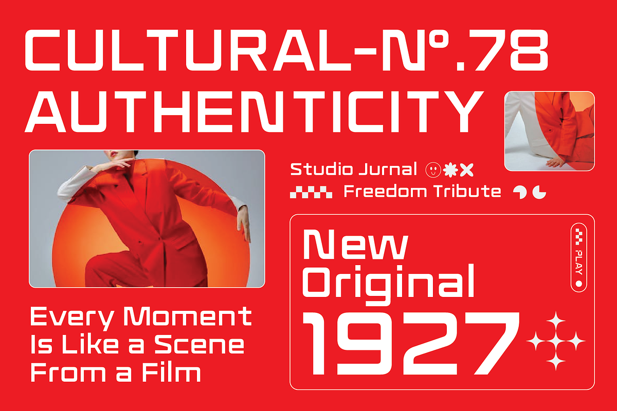 Rogins, a Sans Serif Font by Jetsmax® Studio (Photo 4 of 10)