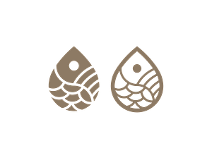 Fish Drop logo Bundle 1