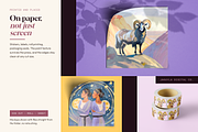82 Zodiac Oil Painting Art JPGs, an Object Illustration by Jakayla Digital Co (Thumbnail 7 of 7)