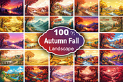 Autumn Fall Landscape Wallpaper, a Wallpaper Graphic by Forhadx5 (Thumbnail 1 of 9)