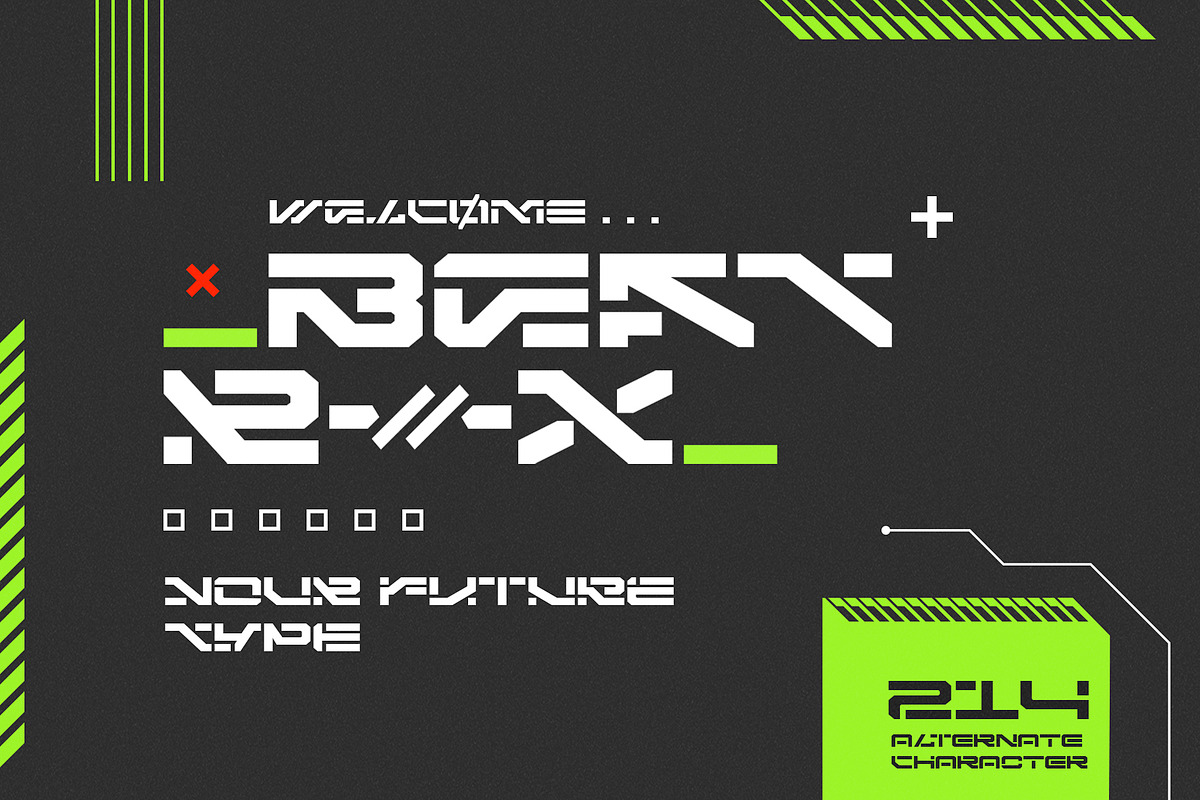 Beatrix Futuristic Font, a Sans Serif Font by Ryan Prasetya (Photo 1 of 8)