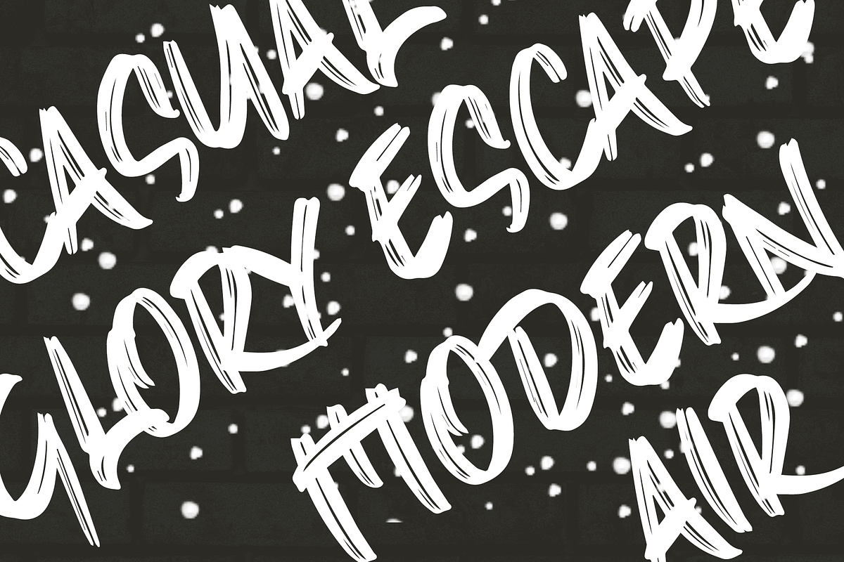 Kisser | Natural Stroke Brush, a Font by Tigadestd Type (Photo 5 of 11)