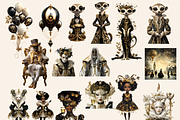 MOST PECULIAR NEW YEAR CLIPART PACK, a Person Illustration by Daring Digies (Thumbnail 4 of 10)