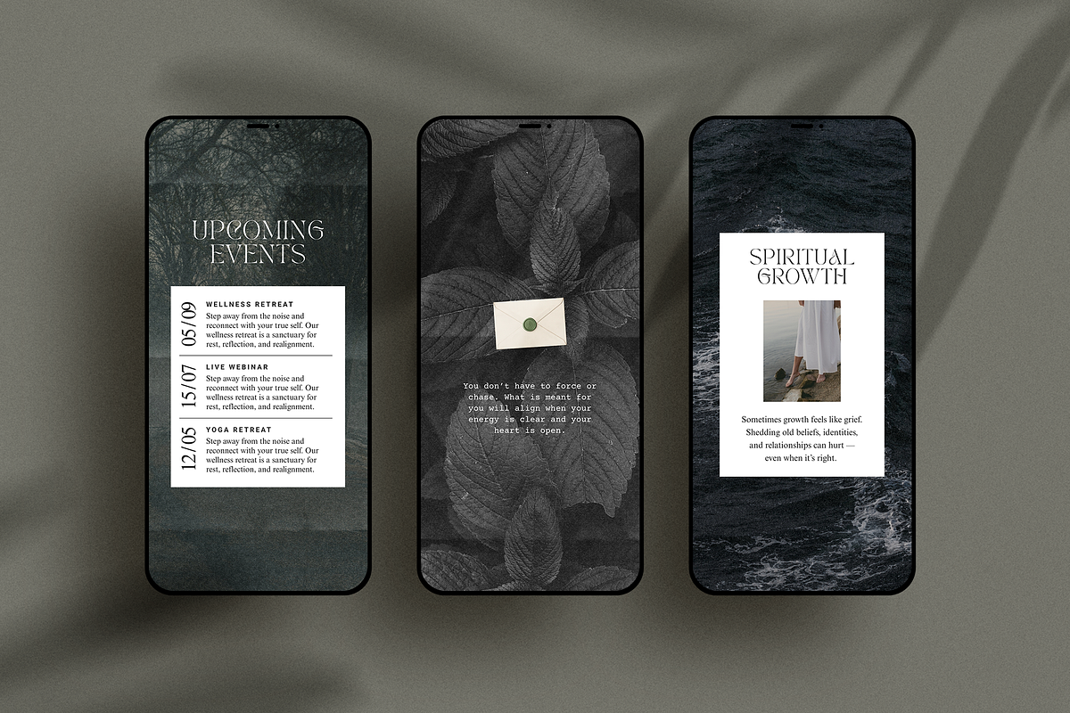 Spiritual Coach Instagram Templates, a Social Media Template by Studio Loire (Photo 8 of 9)