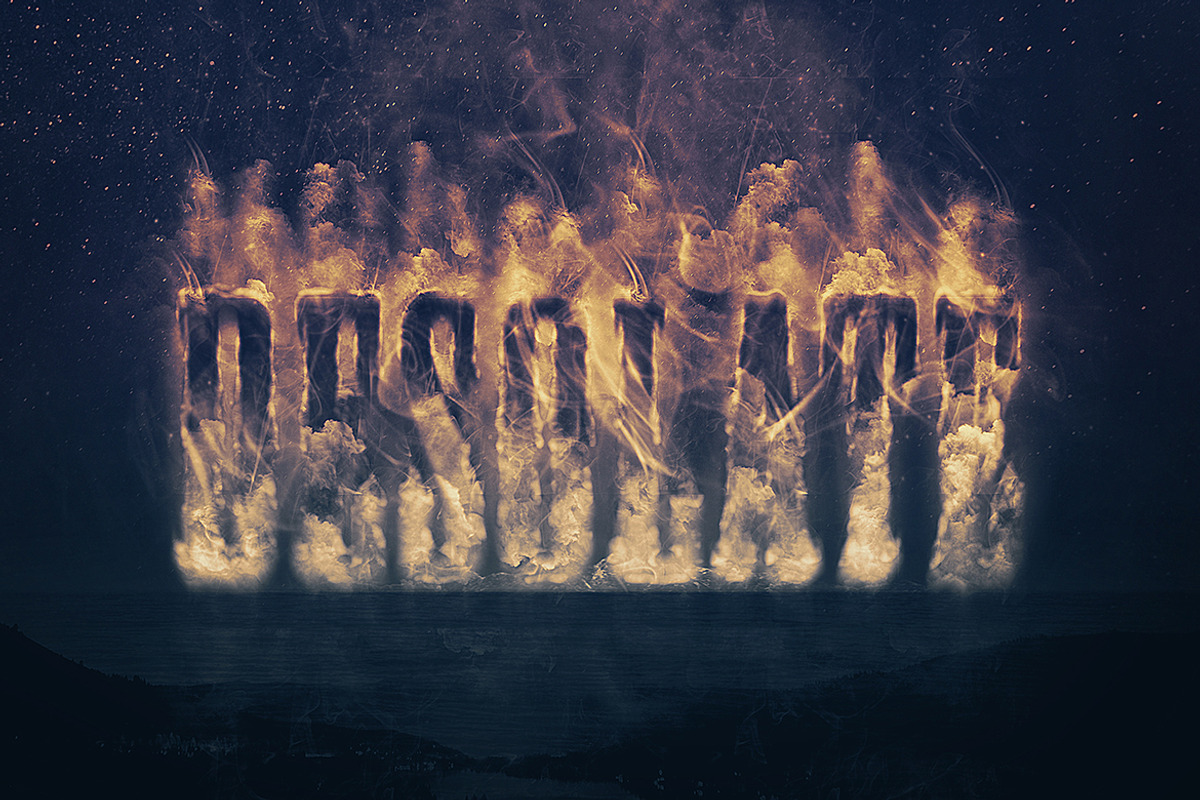 Real Smoke Logo Text Effect, a Product Mockup by Giallo (Photo 7 of 7)