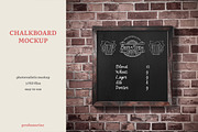 Chalkboard Mockup, a Product Mockup by professorinc (Thumbnail 1 of 4)
