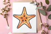 Watercolor Summer Seashell Clipart, an Illustration by RobertsArt (Thumbnail 3 of 4)