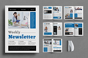 Newsletter Magazine Template, a Magazine Template by ContestDesign (Thumbnail 1 of 3)