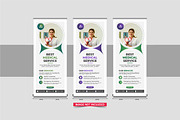 Medical roll up banner bundle, a Stationery Template by Pavel_design (Thumbnail 2 of 11)