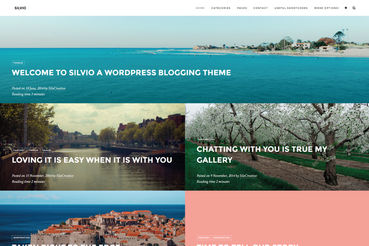 Silvio- Travel WordPress Theme, a WordPress Template by SiloCreativo (Photo 2 of 4)