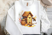 Spring Bees Clipart 2, an Illustration by DreamCafeArt (Thumbnail 4 of 5)
