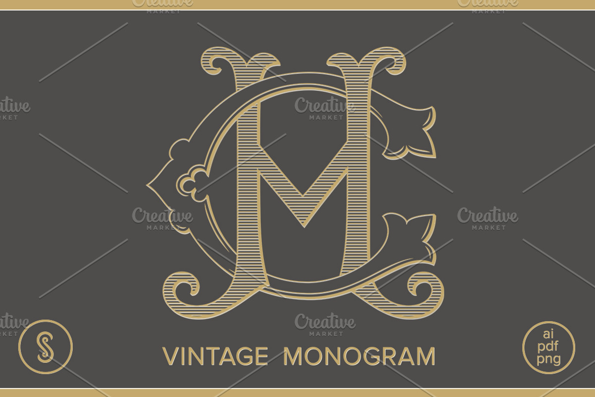 CH Monogram HC Monogram, an Illustration by Shuler Studio (Photo 1 of 6)