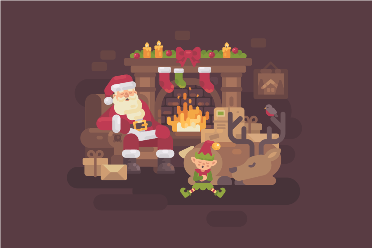 Warm Christmas, an Illustration by Ivan Dubovik (Photo 11 of 15)