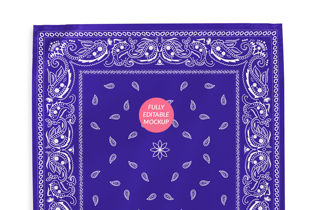 Bandana 9xMock-up, a Mockup by Mocca Mockups Store (Photo 3 of 5)