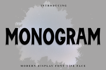 Monogram, a Script Font by FreshTypeINK
