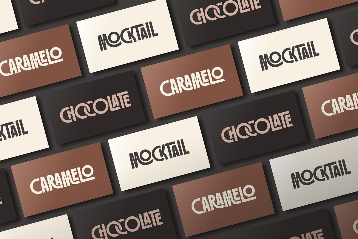 Robinco - Ligature Art Deco Font, a Sans Serif Font by Asenbayu (Photo 7 of 15)