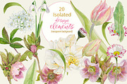 PINK TOOLBOX-70+DesignElements, an Illustration by watercolorwild.graphics (Thumbnail 6 of 13)