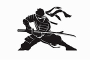 Samurai Ninja Sword Battle, an Illustration by Designs_River (Thumbnail 1 of 10)