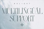 Beligat Elegant Ligature Serif, a Serif Font by Alfinart (Thumbnail 10 of 10)